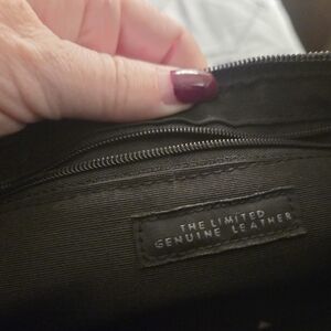 The Limited Black Leather Men's Bag